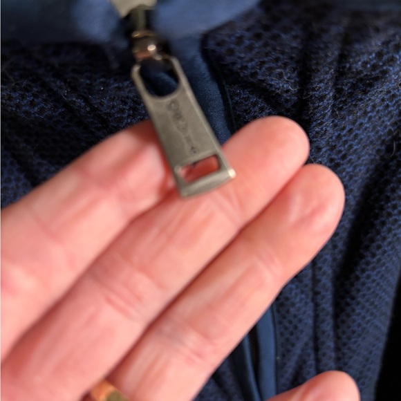 Orvis Men’s Large Navy Blue Quarter Zip Pullover - Picture 7 of 9